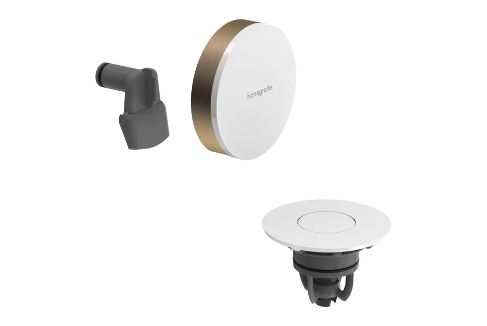 Зовнішня частина Exafill II до сифона на ванну з наповненням Brushed Bronze/White Gloss 58119140