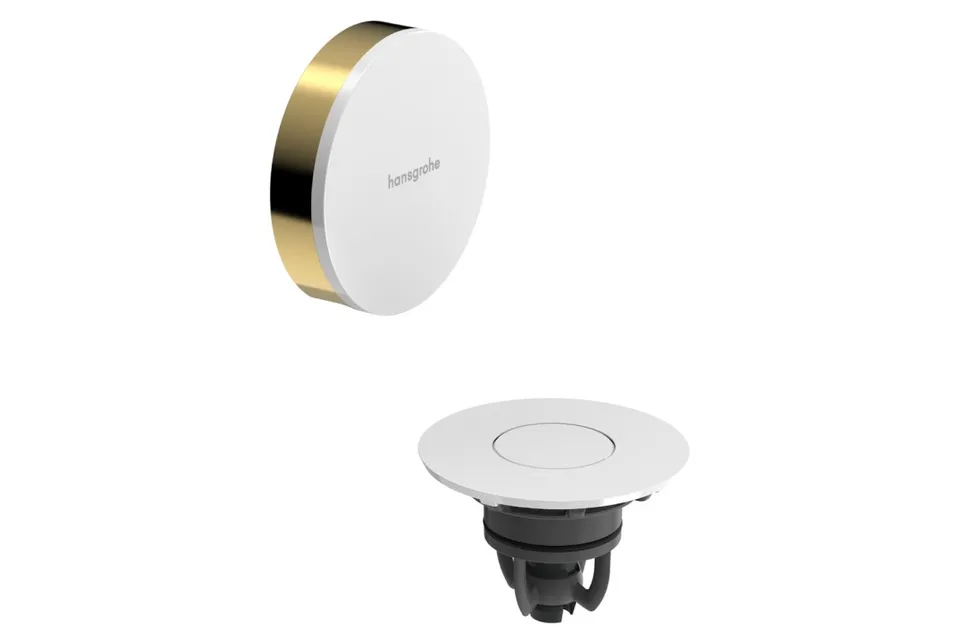 Зовнішня частина Flexaplus II до сифону на ванну Polished Gold Optic/White Gloss 58187990