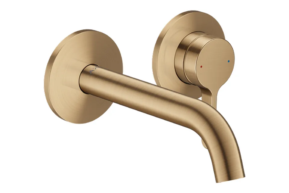 Змішувач AXOR One 160 для умивальника зі стіни, Brushed Bronze (48170140)