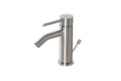 ROUND INOX, Змішувач на біде po-up, brushed stainless steel (100283329)