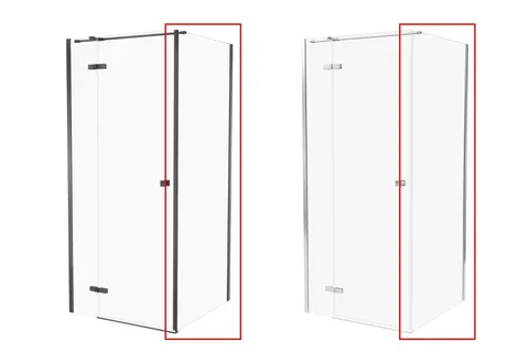 Бокова стінка до кабіни KALIBRA 80x195 скло clear ACTIVE SHIELD 6мм