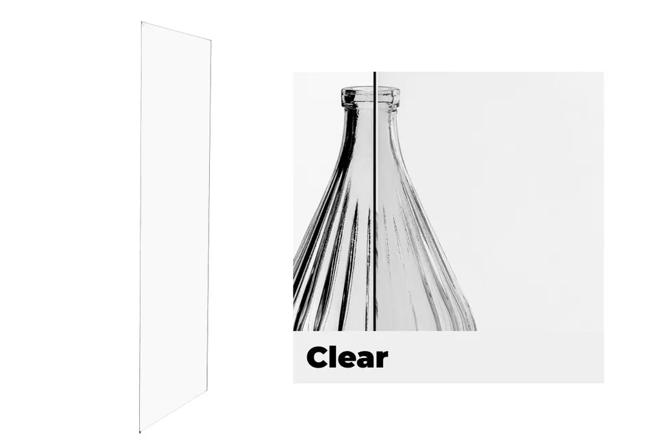 Бокова стінка до кабіни KALIBRA 80x195 скло clear ACTIVE SHIELD 6мм — фото 2