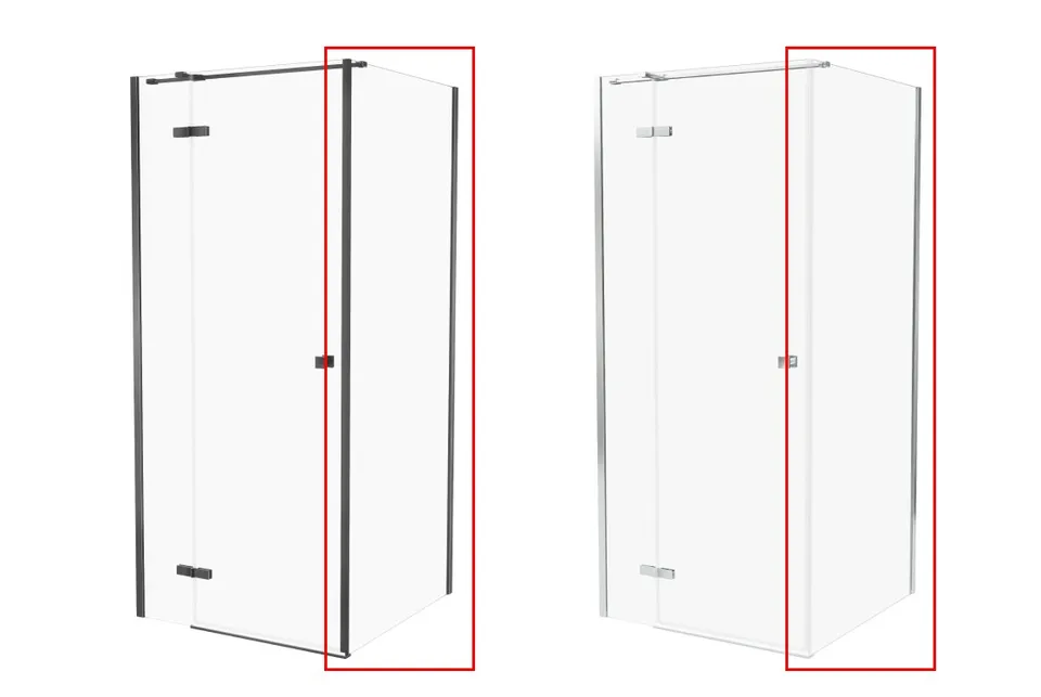 Бокова стінка до кабіни KALIBRA 90x195 скло clear ACTIVE SHIELD 6мм