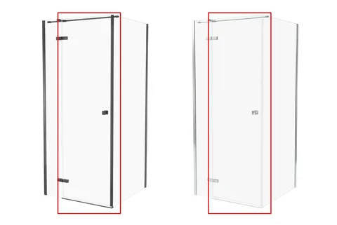 Душові двері KALIBRA 110x195 скло clear ACTIVE SHIELD 6мм