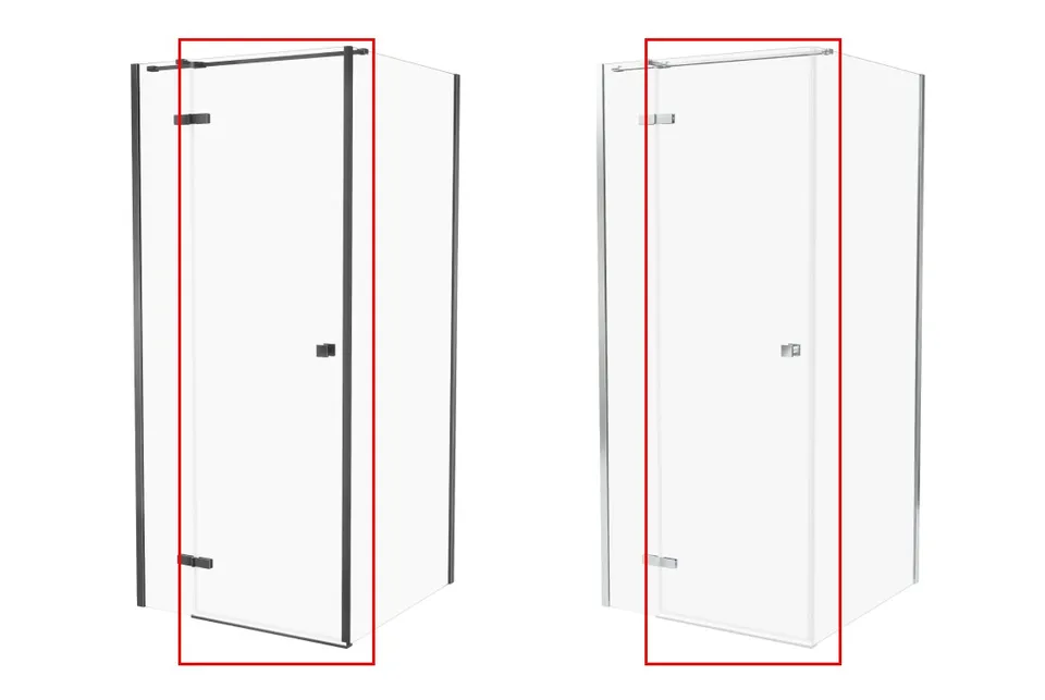 Душові двері KALIBRA 110x195 скло clear ACTIVE SHIELD 6мм