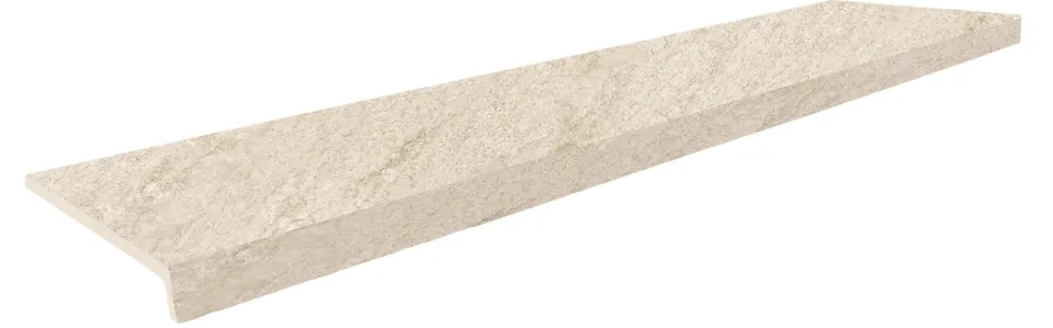 BEIGE STONE SQUARE STAIR TREAD 120х31.7 (сходинка)