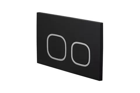 I-COMFORT LINE, Кнопка змиву CRYSTAL, подвійна, I-SMART, black_chrome (100290181)
