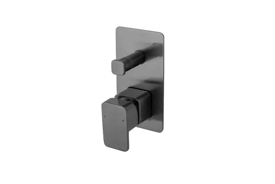 LOUNGE, Зовнішня частина змішувача для ванни/душу прихованого монтажу, brushed titanium (100281140)