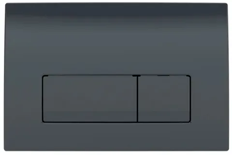 Кнопка змиву Delta 50, пластик, чорний глянцевий (115.119.DW.1)