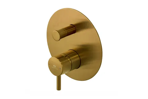 Зовн. частина змішувача прихованого монтажу RONDO ванна/душ, brushed gold (100345125)