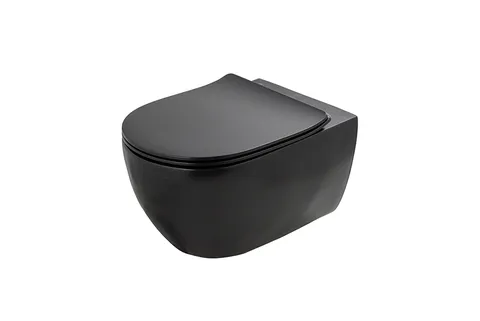 ARQUITECT, Унітаз підвісний “Rimless", з кріпленням, black matt (100368844)