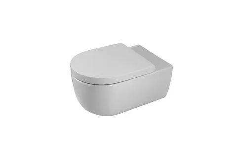 ACRO COMPACT, Унітаз підвісний 55 см, Rimless з кріпленням, white (100376926)