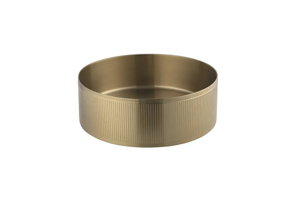 ROME, Умивальник на стільницю 36 см, без переливу, brushed brass (100379284)