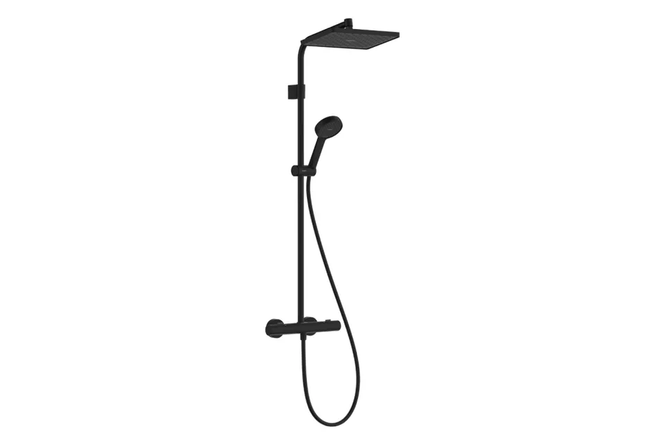 Душова система Activera Q 290/180 1jet EcoSmart Ecostat Fine, Matt Black (28748670)