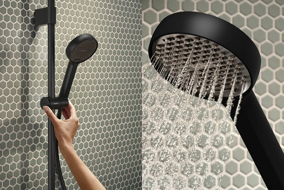 Душова система Activera Q 290/180 1jet EcoSmart Ecostat Fine, Matt Black (28748670) — фото 3