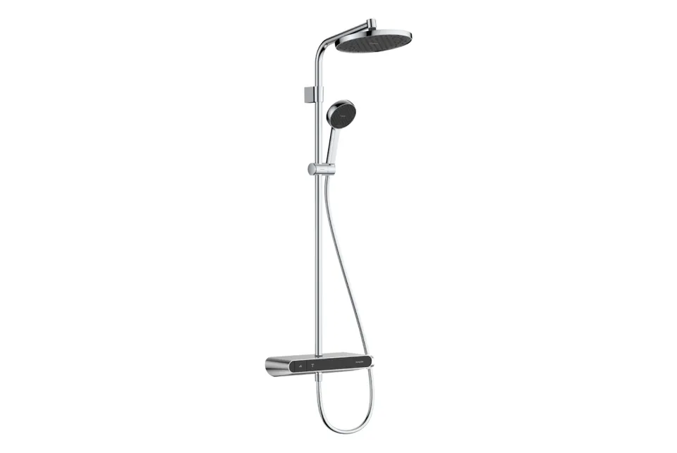 Душова система Activera S Showerpipe 240 1jet EcoSmart ShowerTablet Select 360, Chrome (28638000)