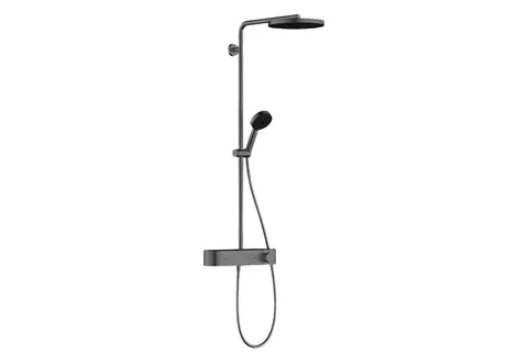Душова система Pulsify Showerpipe 260 1jet 400 EcoSmart, Brushed Black Chrome (24221340)