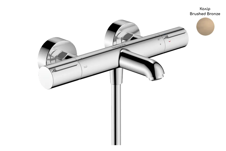 Змішувач з термостатом для ванни Ecostat Element, Brushed Bronze (13347140)