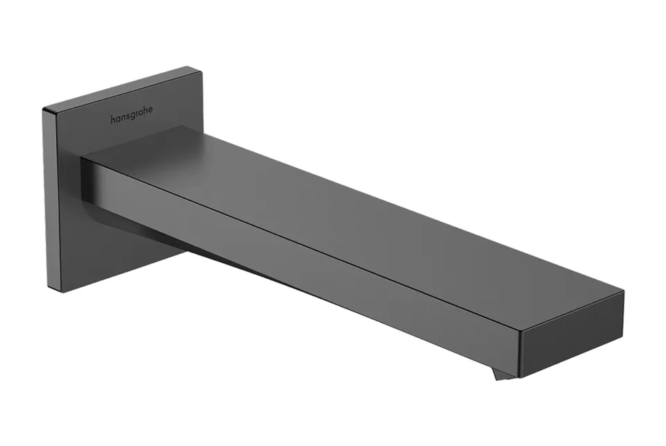 Вилив Tecturis E на ванну з виступом 210 мм, Brushed Black Chrome (73410340)