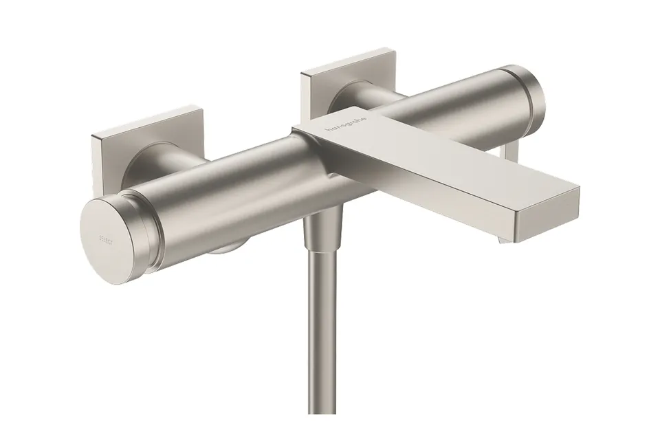 Змішувач Tecturis E для ванни, Stainless Steel Optic (73420800)