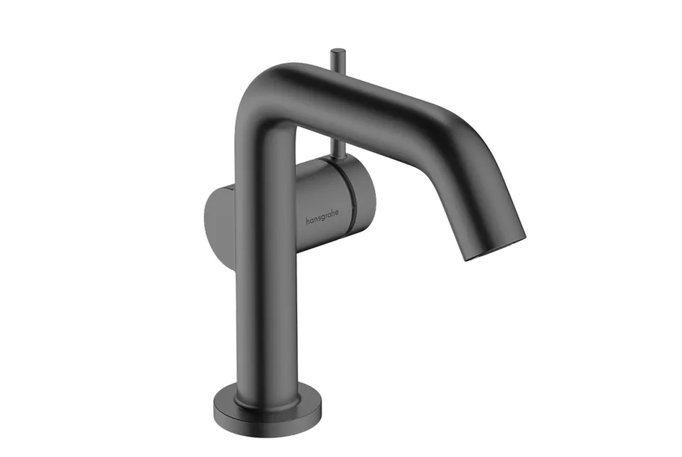 Змішувач Tecturis S 110 Fine CoolStart для умивальника з д/к pop-up, Brushed Black Chrome (73323340)