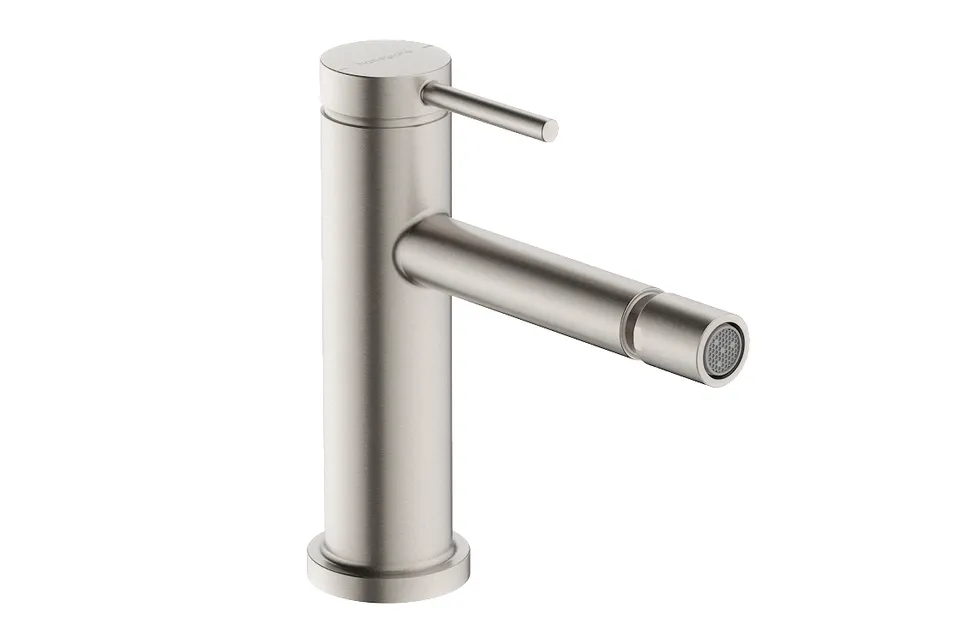 Змішувач Tecturis S для біде, Stainless Steel Optic (73201800)