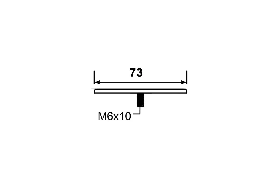 Накладка маскуюча для переливу для сифона HC2600CLWH, біла, P-CPB-OF-COVER-WH — фото 3