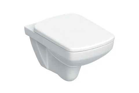 Унітаз підвісний SELNOVA SQUARE RIMFREE + сидіння дюропластове s/c (501.961.00.1)