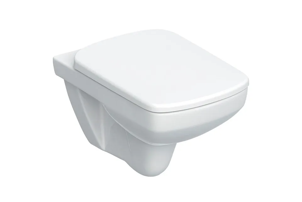 Унітаз підвісний SELNOVA SQUARE RIMFREE + сидіння дюропластове s/c (501.961.00.1)