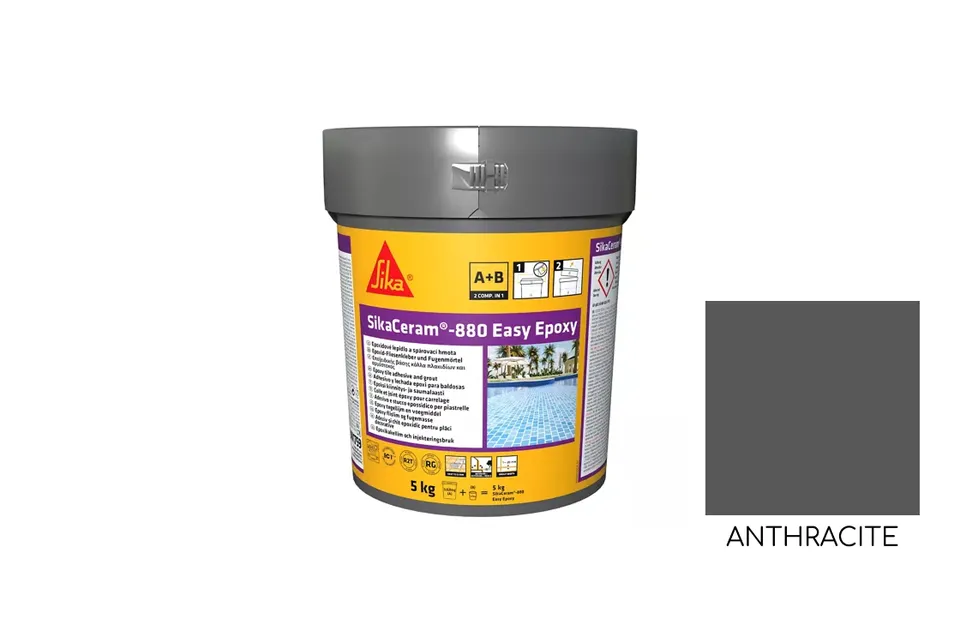 SikaCeram-880 Easy Epoxy(AB) 2к Епоксидна затирка, anthracit 5кг