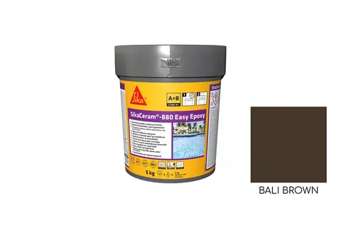 SikaCeram-880 Easy Epoxy(AB) 2к Епоксидна затирка, bali brown 5кг