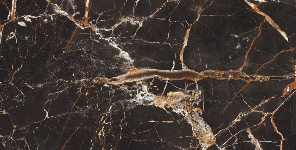 GOLDEN MARQUINA GRANDE HIGH GLOSSY DARK L 60х120 (плитка для підлоги і стін) — фото 2