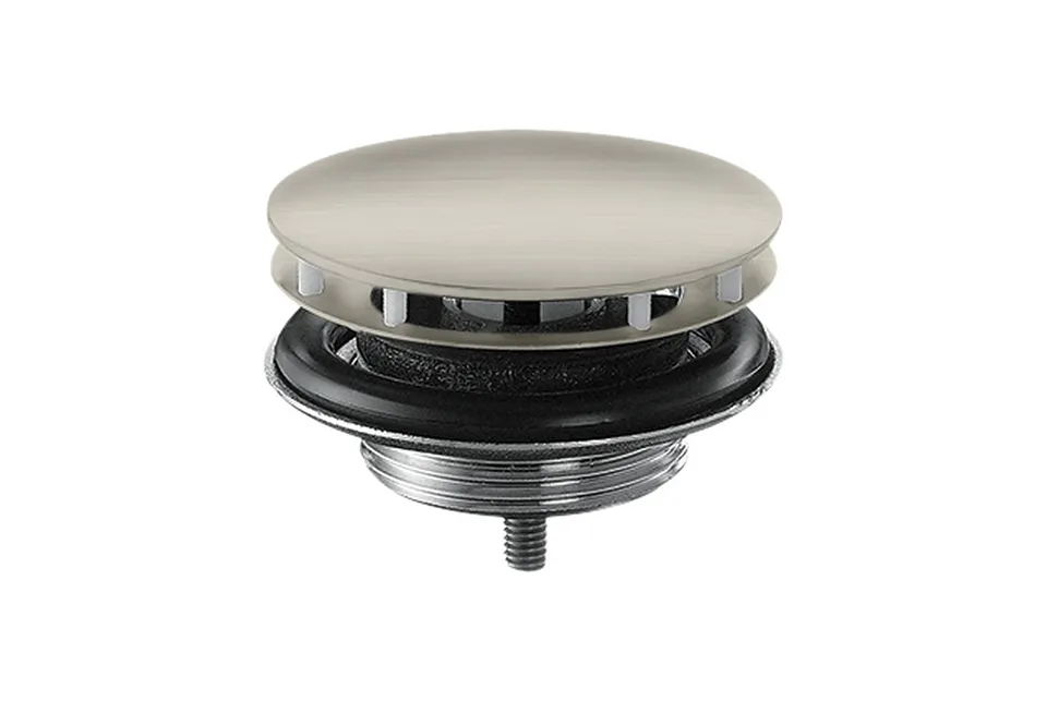 Донний клапан з фіксованою кришкою Axor для умивальників, Stainless Steel Optic 51301800