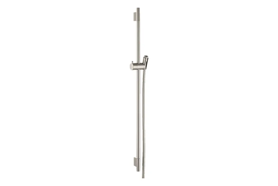 Душова штанга Unica S Pura 90 см зі шлангом 160 см Brushed Nickel (28631820)