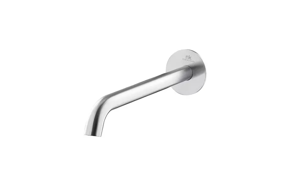 ROUND INOX, Вилив для ванни, brushed stainless steel (100377569)